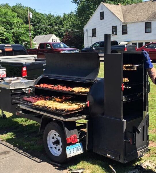 Pork Ribs on Meadow Creek TS250 Tank Smoker With Meadow Creek BBQ42 Chicken Cooker Pork Ribs on Meadow Creek TS250 Tank Smoker With Meadow Creek BBQ42 Chicken Cooker