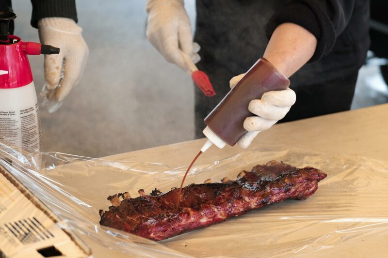 Smoked Pork Ribs on a Meadow Creek Pig Roaster Smoked Pork Ribs on a Meadow Creek Pig Roaster