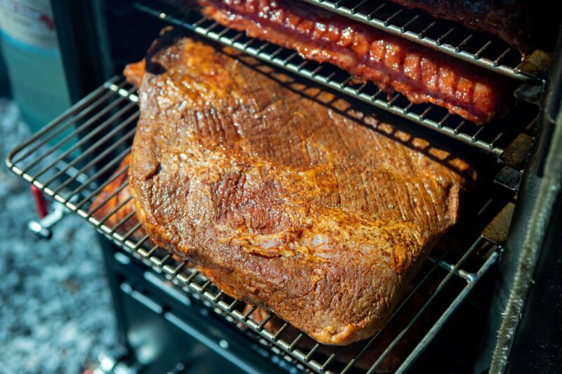 Briskets on Meadow Creek BX25 Box Smoker Briskets on Meadow Creek BX25 Box Smoker