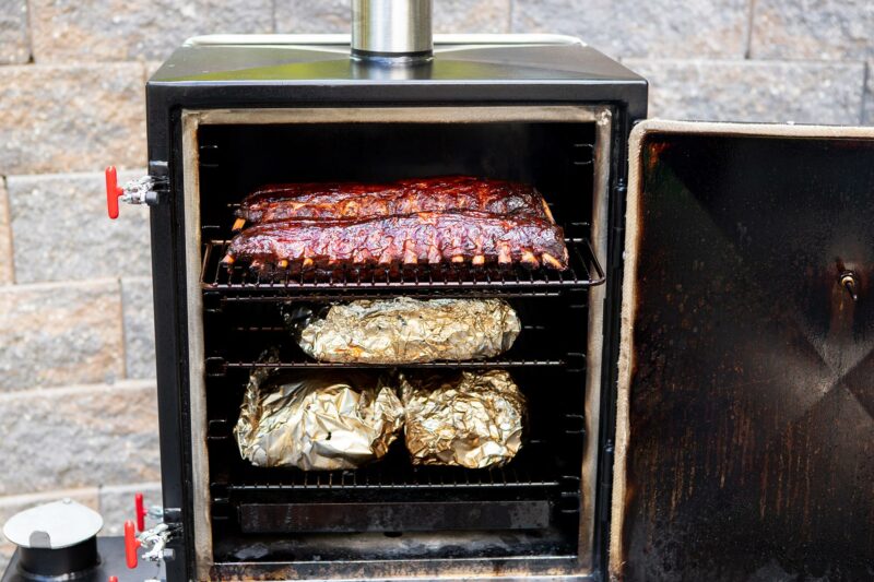Smoked Briskets, Pork Butts and Baby Back Ribs on Meadow Creek BX25 Box Smoker Smoked Briskets, Pork Butts and Baby Back Ribs on Meadow Creek BX25 Box Smoker