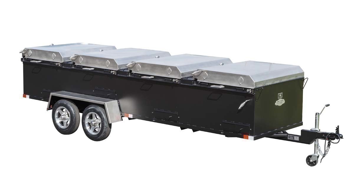 Meadow Creek BBQ144 Commercial Chicken Cooker Trailer (4 pit) – Meadow  Creek Welding, LLC