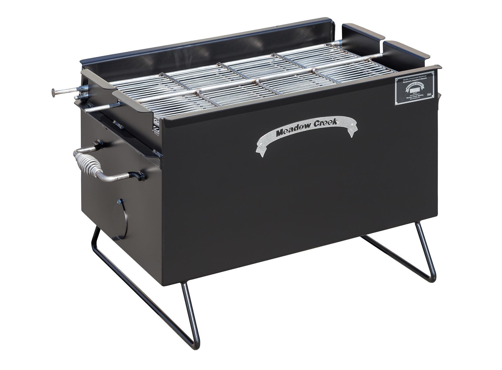 Meadow Creek BBQ144 Commercial Chicken Cooker Trailer (4 pit)