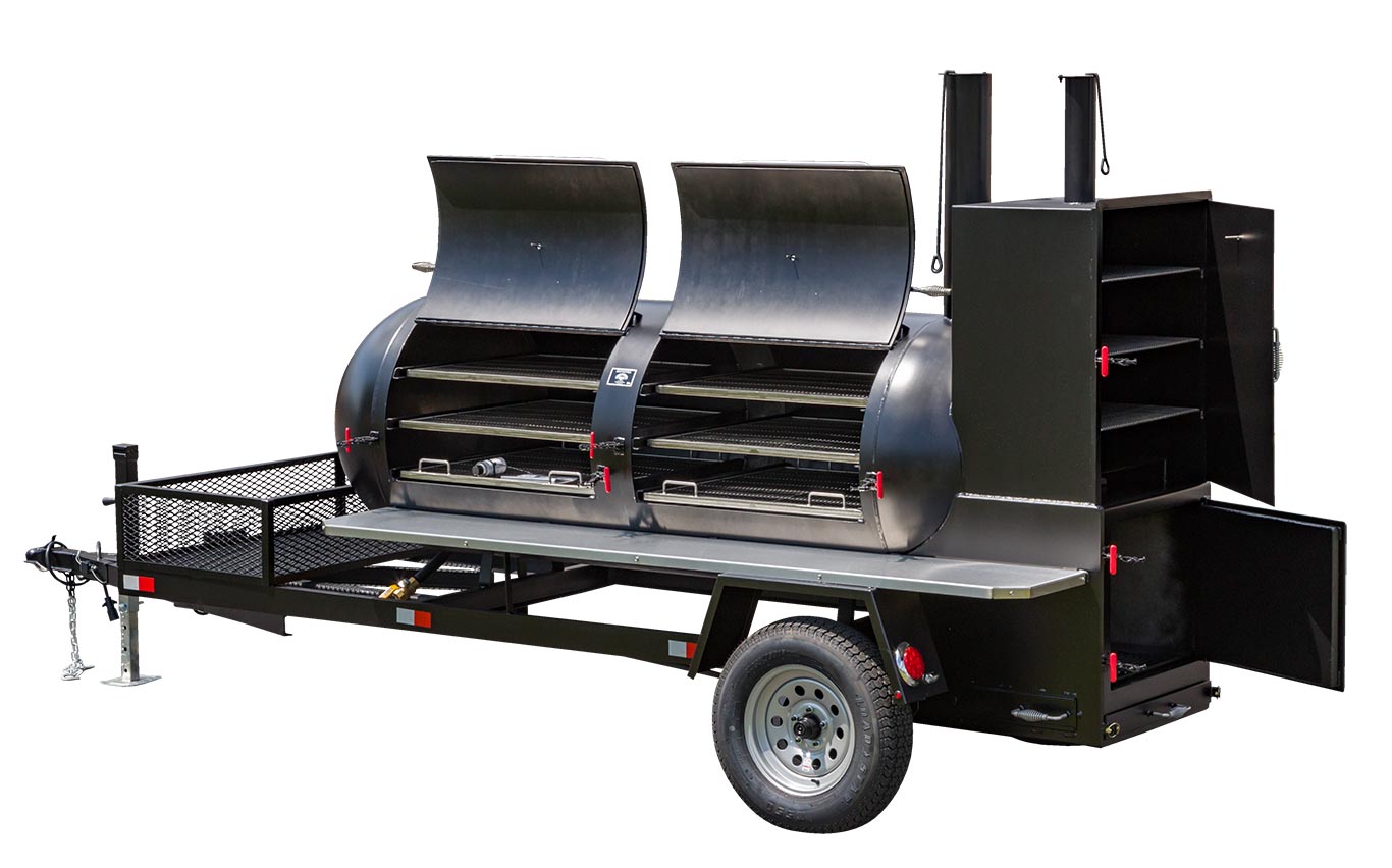 mobile bbq trailers