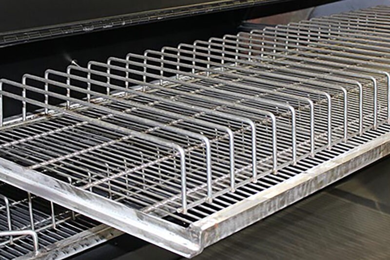 Meadow Creek Tank Smoker Rib Rack on Standard Grate