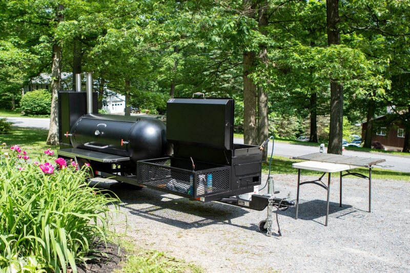 Meadow Creek TS250 Tank Smoker and BBQ42 Chicken Cooker