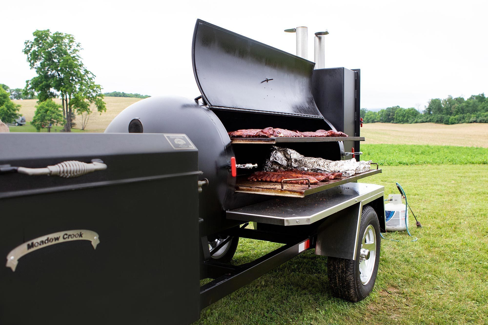 Meadow Creek TS250 Barbeque Smoker Trailer – Meadow Creek Welding, LLC