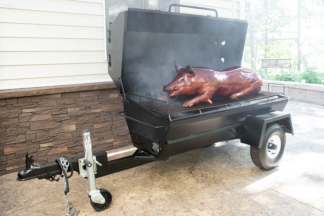 mobile bbq trailers