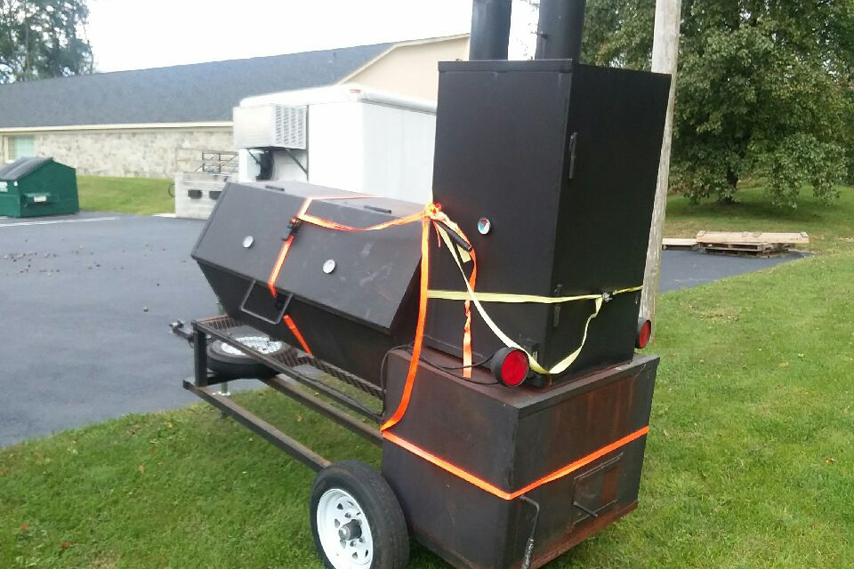 Trailer with Meadow Creek_BBQ42 Barbecue Smoker Trailer with Meadow Creek_BBQ42 Barbecue Smoker