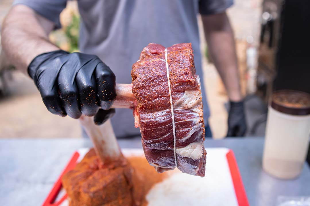 Smoked Beef Hammer Recipe on the Meadow Creek BX25
