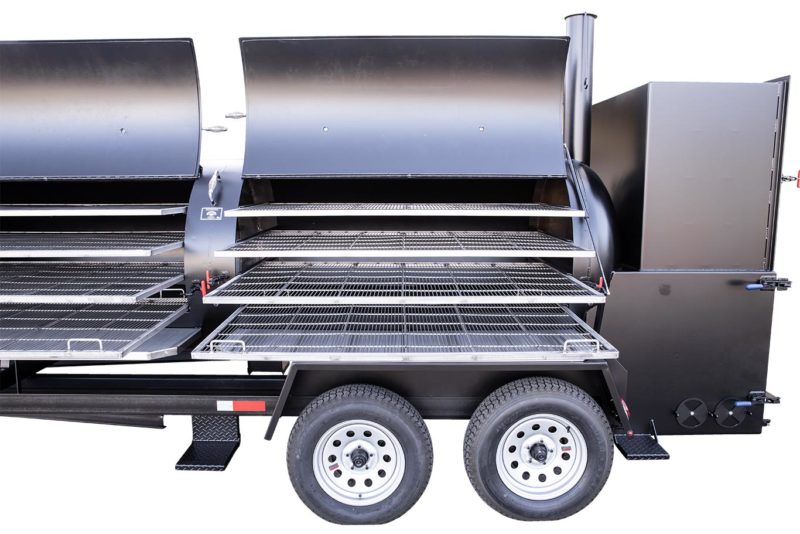Sliding Stainless Steel Grates (Shown With Optional Stainless Steel Exterior Shelves) Sliding Stainless Steel Grates (Shown With Optional Stainless Steel Exterior Shelves)